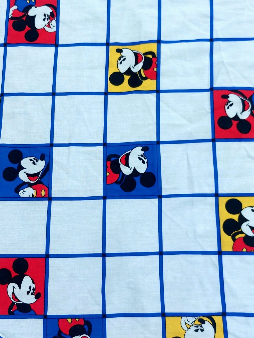 Disney Mickey Mouse Twin Flannel Sheet